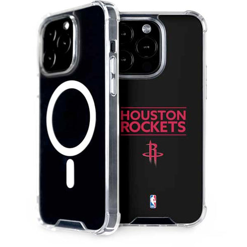 NBA Houston Rockets Standard - Black iPhone 13 Pro MagSafe Case