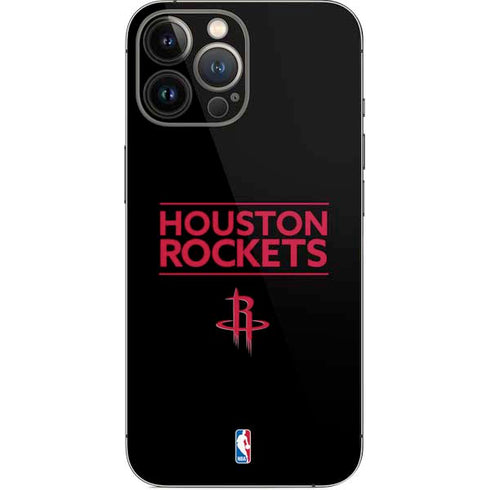 NBA Houston Rockets Standard - Black iPhone 13 Pro Max Skin