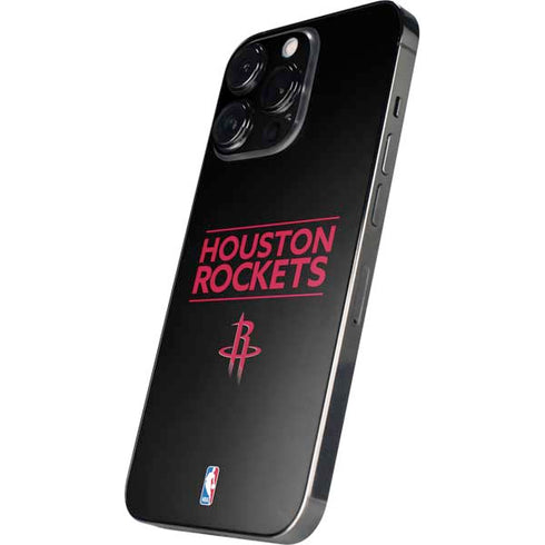 NBA Houston Rockets Standard - Black iPhone 13 Pro Max Skin