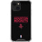 NBA Houston Rockets Standard - Black iPhone 14 Plus Clear Case