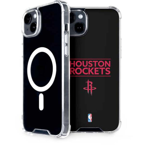 NBA Houston Rockets Standard - Black iPhone 15 Plus MagSafe Case