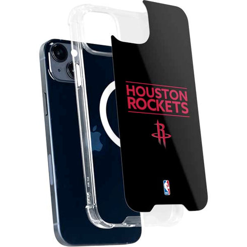 NBA Houston Rockets Standard - Black iPhone 15 Plus MagSafe Case