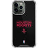 NBA Houston Rockets Standard - Black iPhone 14 Pro Max Clear Case