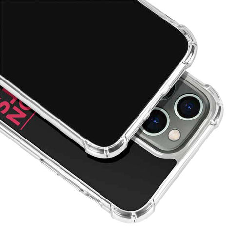 NBA Houston Rockets Standard - Black iPhone 15 Pro Max Clear Case