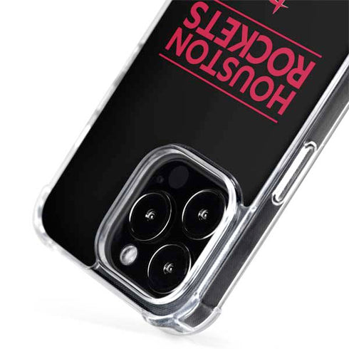 NBA Houston Rockets Standard - Black iPhone 15 Pro Max MagSafe Case