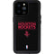 NBA Houston Rockets Standard - Black iPhone 14 Pro Max Waterproof Case