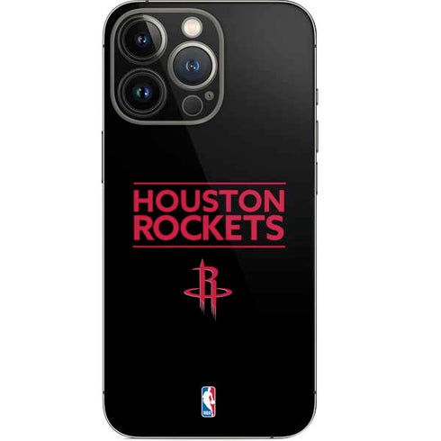 NBA Houston Rockets Standard - Black iPhone 14 Pro Skin