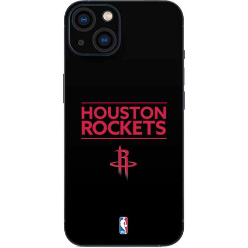 NBA Houston Rockets Standard - Black iPhone 14 Skin