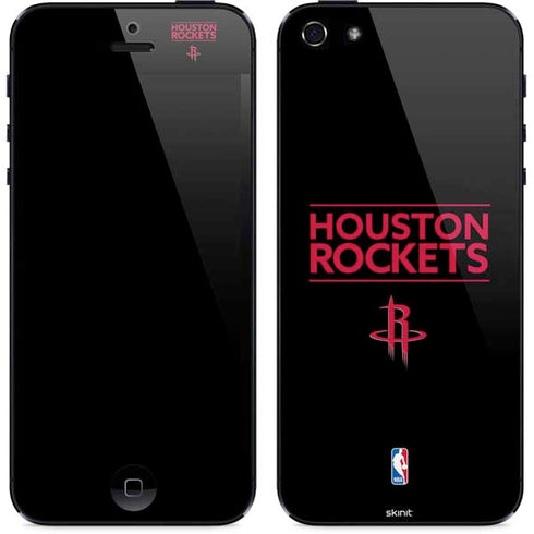 NBA Houston Rockets Standard - Black iPhone 5/5s/5SE Skin