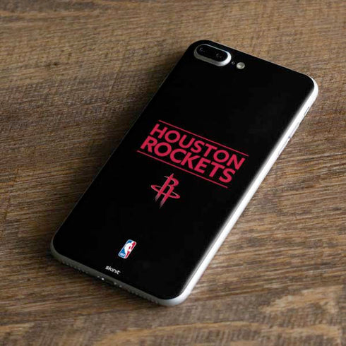 NBA Houston Rockets Standard - Black iPhone 8 Plus Skin