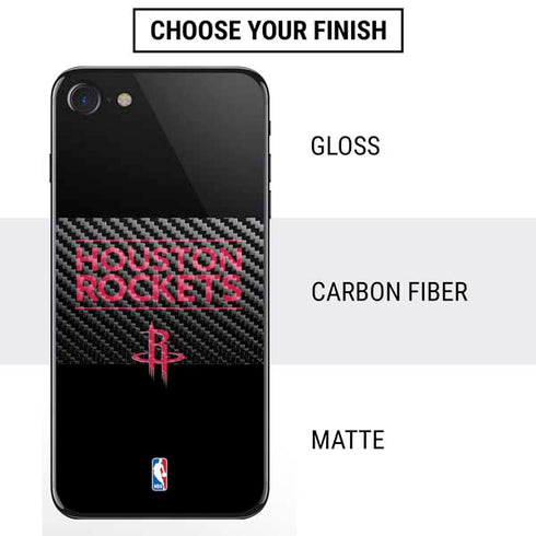 NBA Houston Rockets Standard - Black iPhone SE (2nd & 3rd Gen) Skin