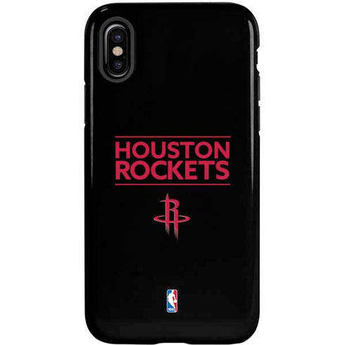 NBA Houston Rockets Standard - Black iPhone X Pro Case