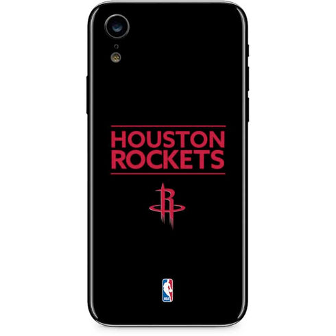 NBA Houston Rockets Standard - Black iPhone XR Skin