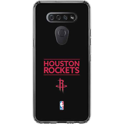 NBA Houston Rockets Standard - Black LG K51/Q51 Clear Case