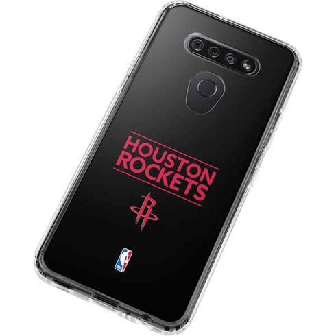 NBA Houston Rockets Standard - Black LG K51/Q51 Clear Case
