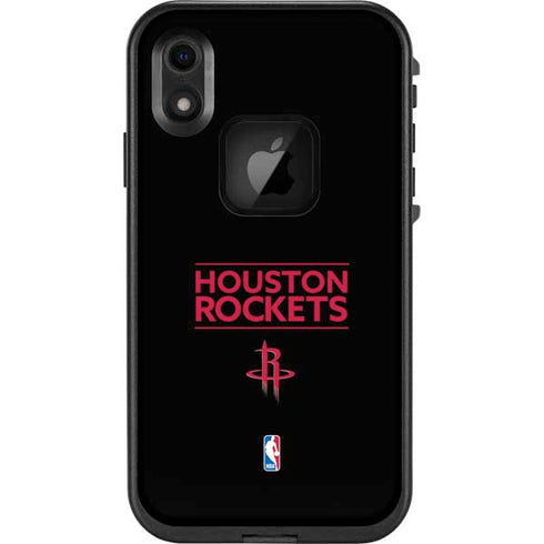 NBA Houston Rockets Standard - Black LifeProof Fre iPhone Skin