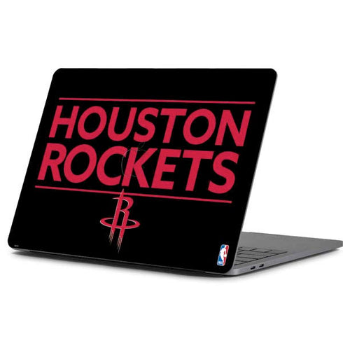 NBA Houston Rockets Standard - Black Apple MacBook Pro 13-inch Skin