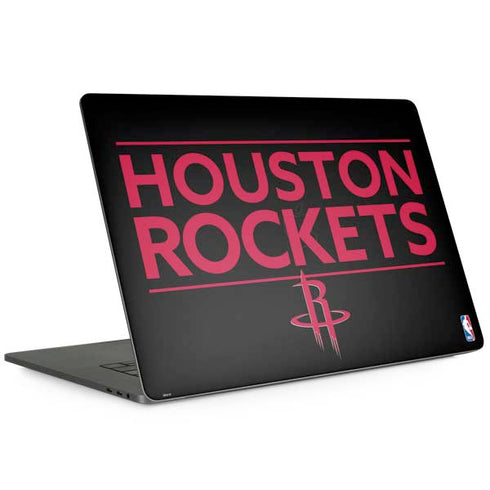 NBA Houston Rockets Standard - Black Apple MacBook Pro 15-inch Skin