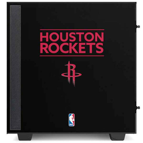 NBA Houston Rockets Standard - Black NZXT H510 Compact ATX Mid-Tower Case Skin