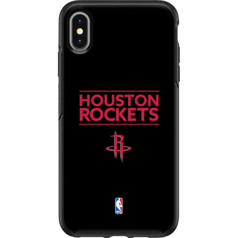 NBA Houston Rockets Standard - Black Otterbox Symmetry iPhone Skin