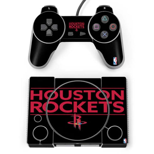 NBA Houston Rockets Standard - Black PlayStation Classic Bundle Skin