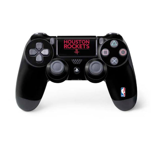 NBA Houston Rockets Standard - Black PS4 Controller Skin