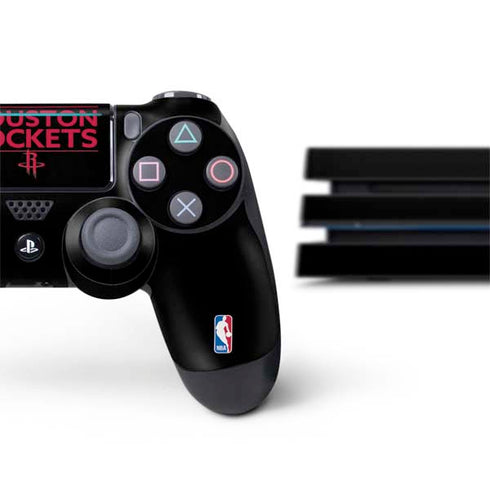 NBA Houston Rockets Standard - Black PS4 Pro Bundle Skin