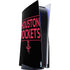 NBA Houston Rockets Standard - Black PS5 Console Skin
