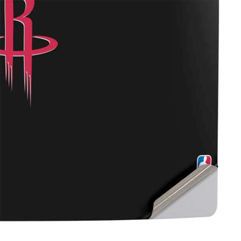 NBA Houston Rockets Standard - Black PS5 Console Skin