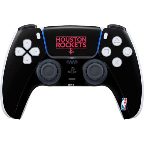 NBA Houston Rockets Standard - Black PS5 Controller Skin