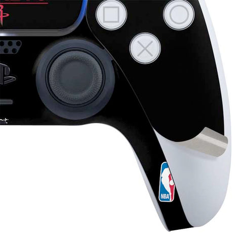 NBA Houston Rockets Standard - Black PS5 Slim Digital Edition Bundle Skin
