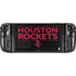 NBA Houston Rockets Standard - Black Steam Deck Handheld Gaming Computer Skin