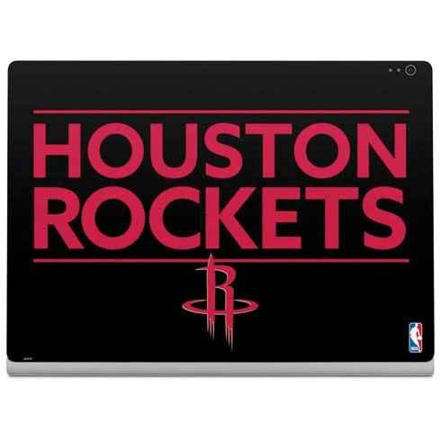 NBA Houston Rockets Standard - Black Surface Book 2 13.5in Skin