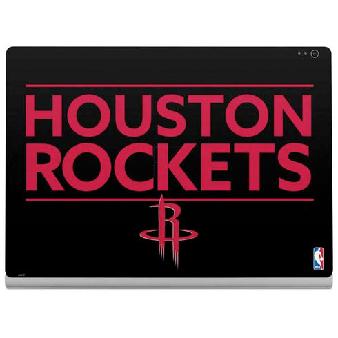 NBA Houston Rockets Standard - Black Surface Book 2 15in Skin