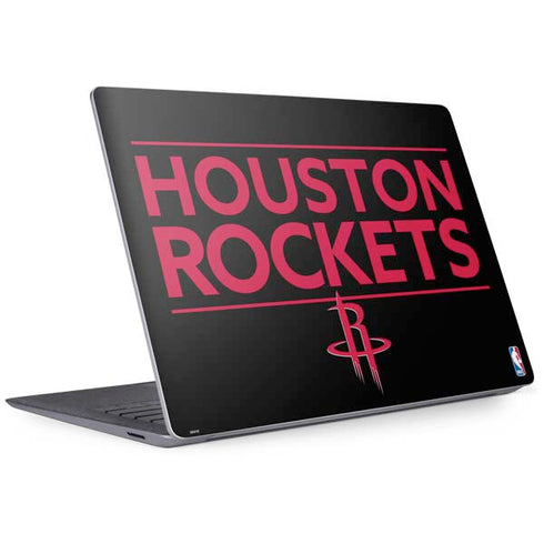 NBA Houston Rockets Standard - Black Surface Laptop 3 13.5in Skin