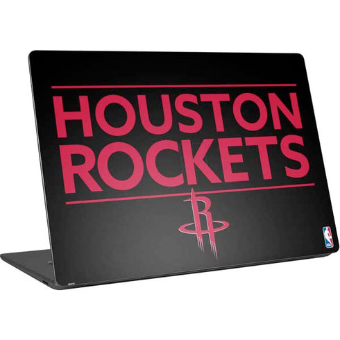 NBA Houston Rockets Standard - Black Surface Laptop 4 15in Skin