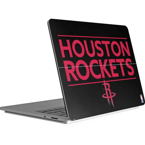 NBA Houston Rockets Standard - Black Surface Laptop Studio Skin