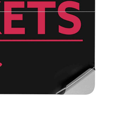 NBA Houston Rockets Standard - Black Surface Laptop Studio Skin