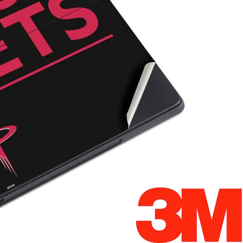 NBA Houston Rockets Standard - Black Surface Pro 7 Skin
