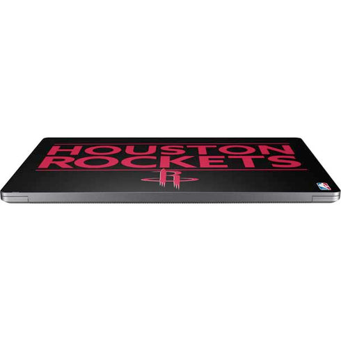 NBA Houston Rockets Standard - Black Universal Laptop 12in (9.8 x 6.8in) Skin