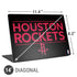 NBA Houston Rockets Standard - Black Universal Laptop 14in (11.4 x 8.2in) Skin