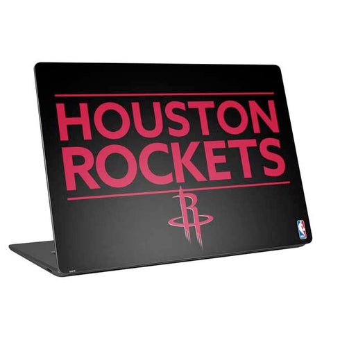 NBA Houston Rockets Standard - Black Universal Laptop 16in (13 x 9.4in) Skin