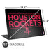 NBA Houston Rockets Standard - Black Universal Laptop 18in (14.6 x 10.6in) Skin