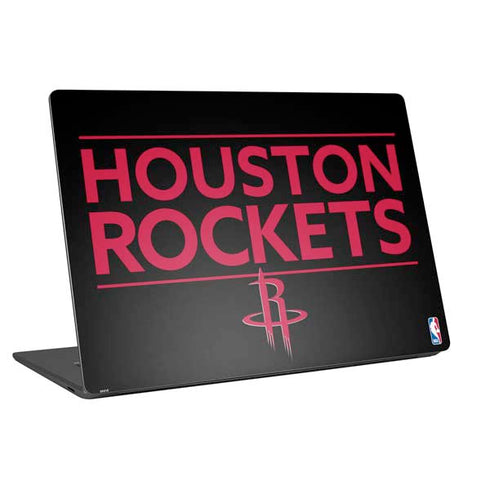 NBA Houston Rockets Standard - Black Universal Laptop 18in (14.6 x 10.6in) Skin