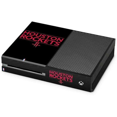 NBA Houston Rockets Standard - Black Xbox One Console Skin