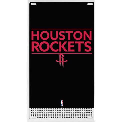 NBA Houston Rockets Standard - Black Xbox Series S Console Skin
