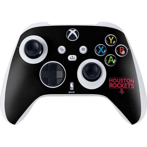 NBA Houston Rockets Standard - Black Xbox Series S Controller Skin