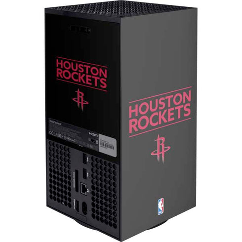 NBA Houston Rockets Standard - Black Xbox Series X Console Skin