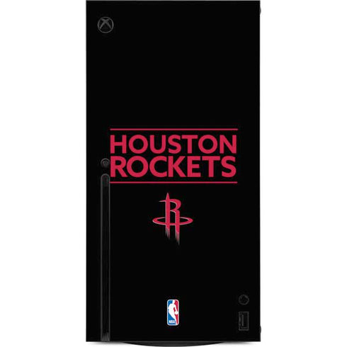 NBA Houston Rockets Standard - Black Xbox Series X Console Skin