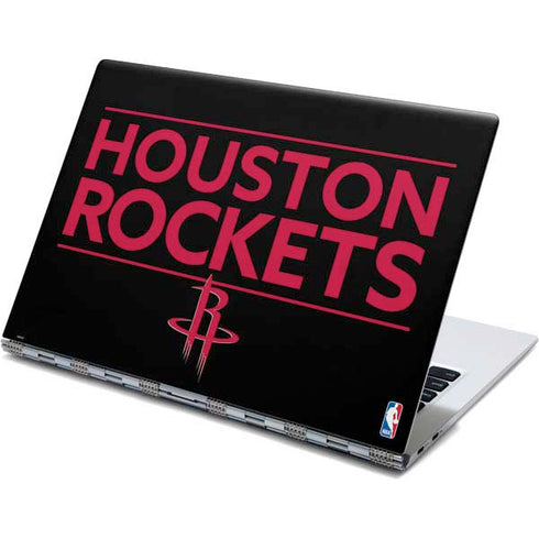 NBA Houston Rockets Standard - Black Yoga 910 2-in-1 14in Touch-Screen Skin